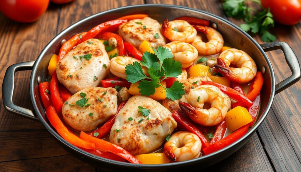 easy chicken and shrimp meals