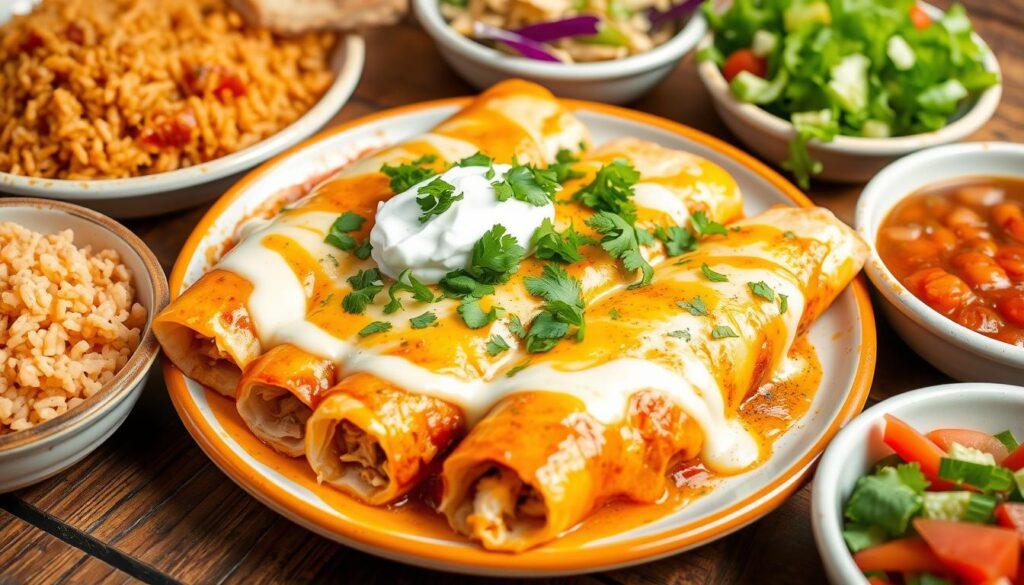 homemade chicken enchiladas