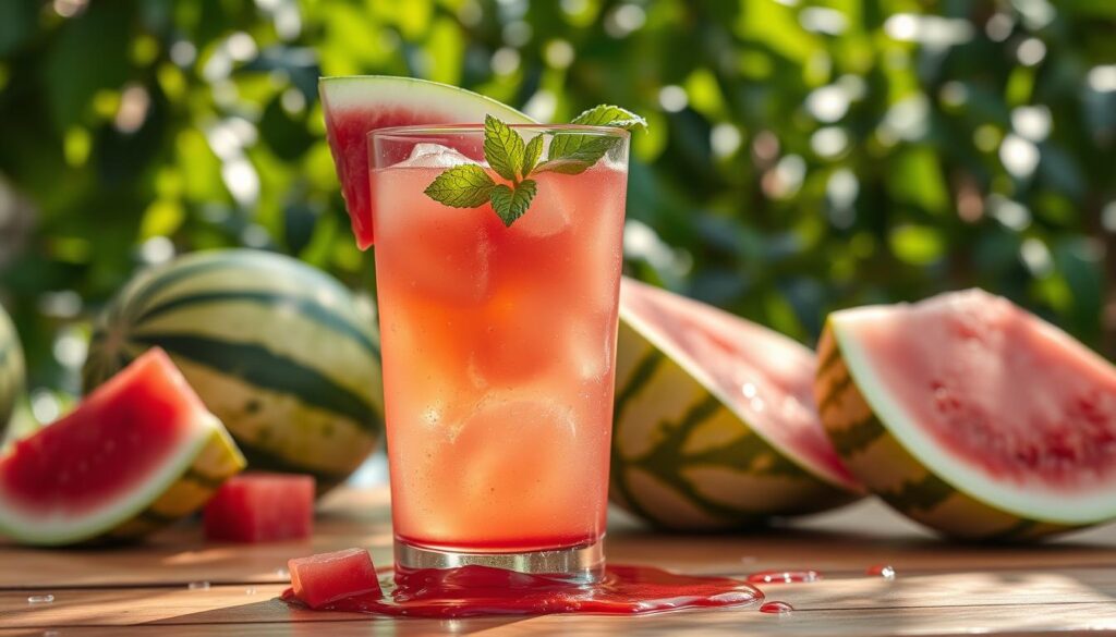 refreshing watermelon drink