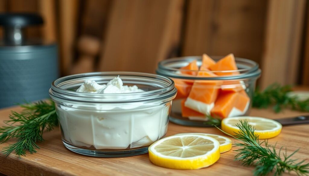 salmon cream cheese storage