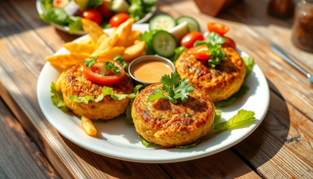 simple canned salmon burgers